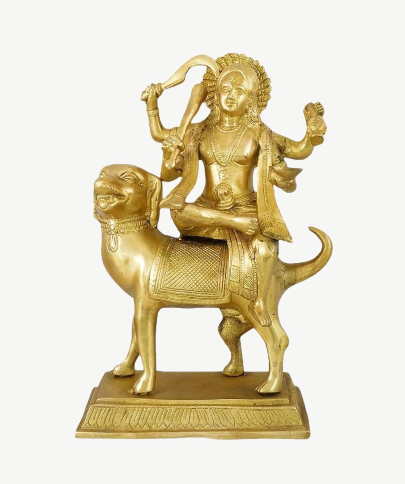 Bhairava Sitting On his Vahana Dog