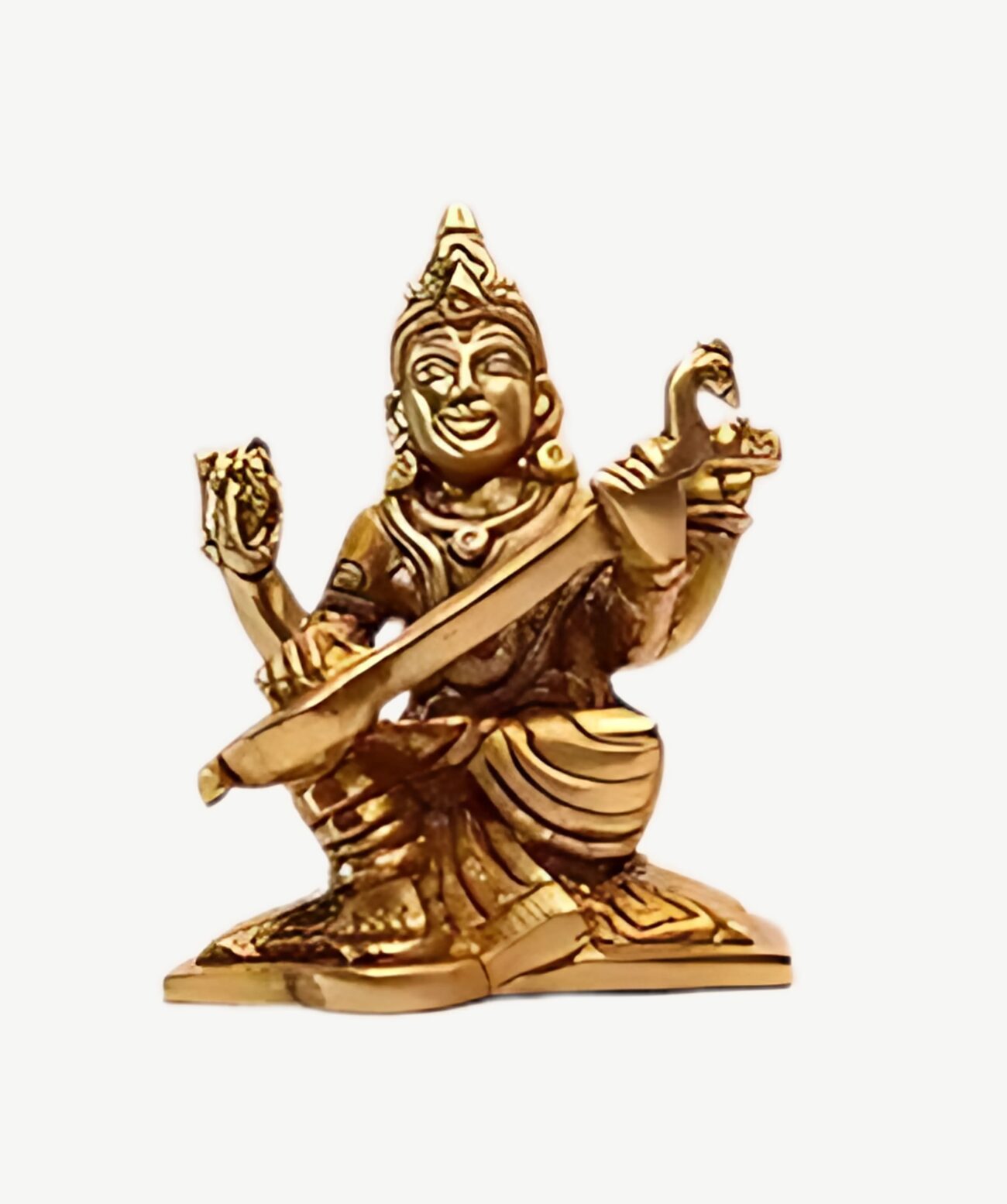 Saraswati Sitting On a Lotus