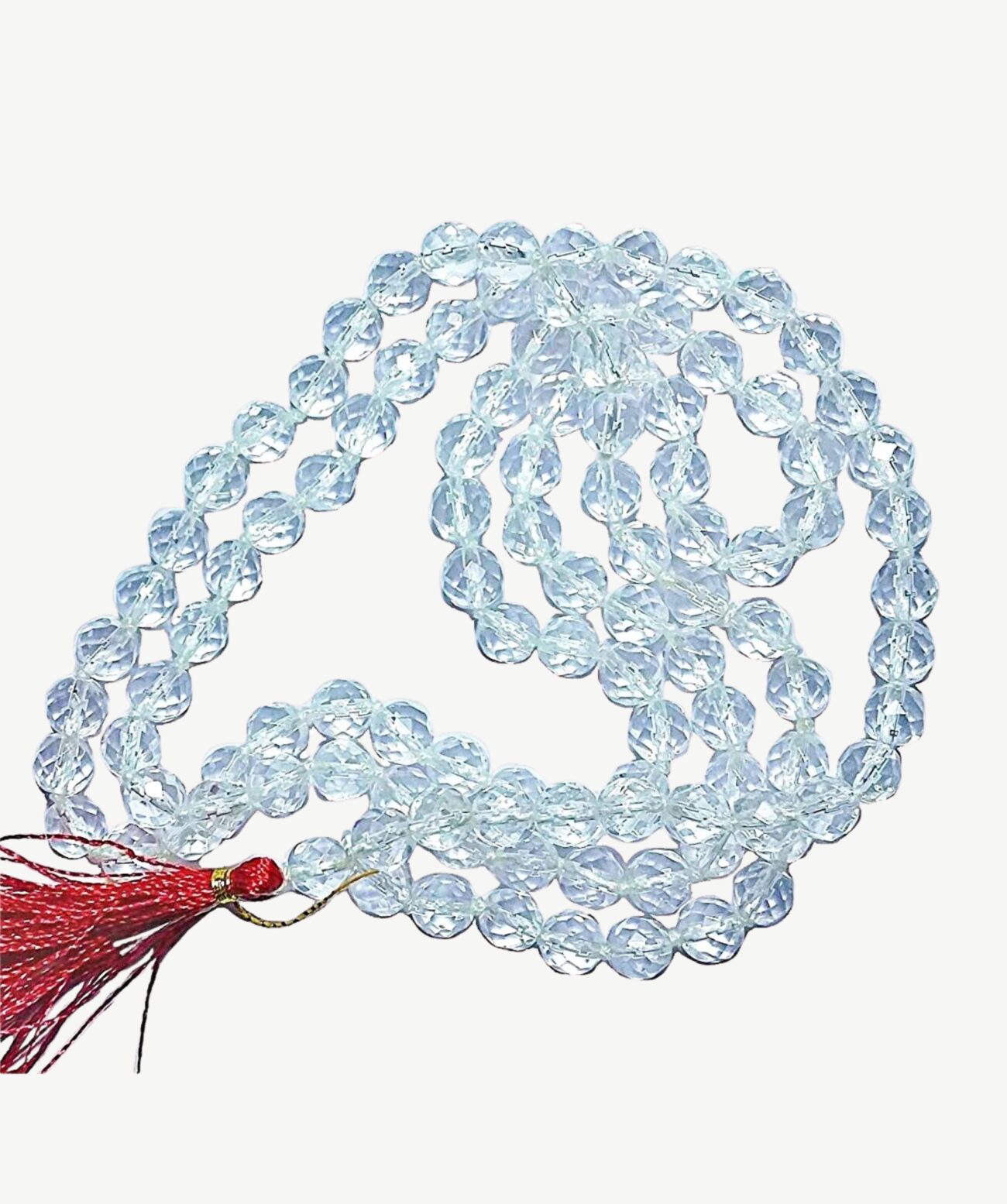 Sphatik Mala (Diamond Cut)