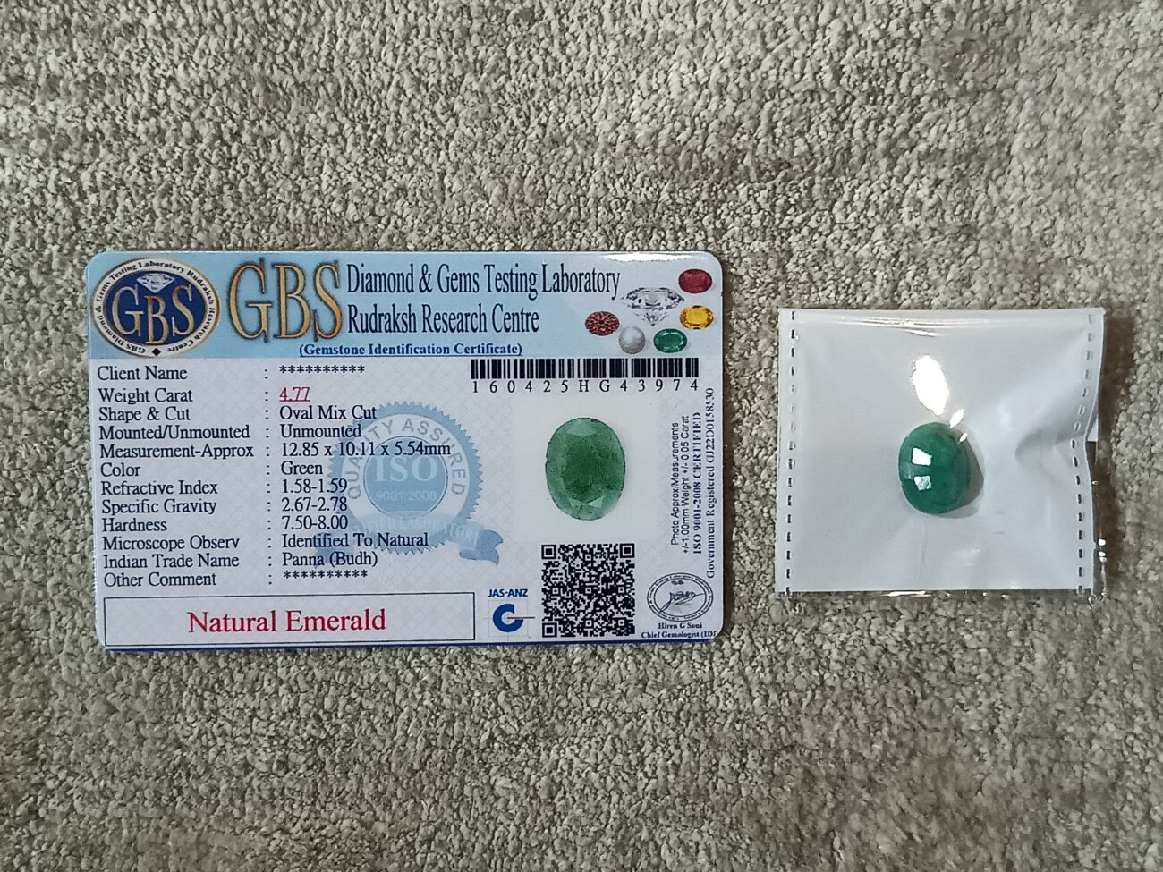 Emerald Gemstone
